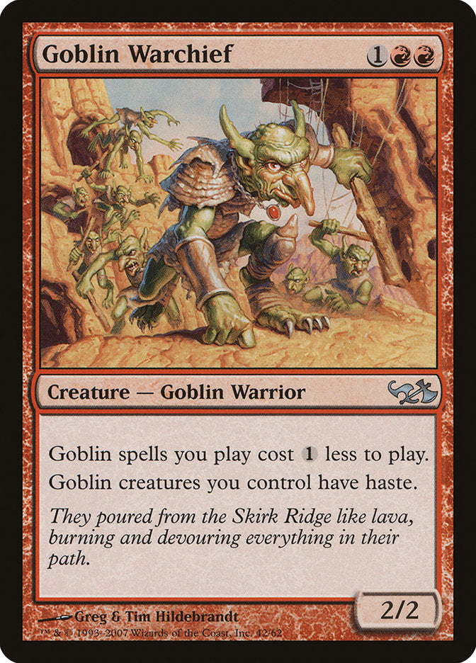 Goblin Warchief [Duel Decks: Elves vs. Goblins] | Local Legends