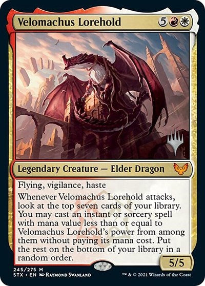 Velomachus Lorehold (Promo Pack) [Strixhaven: School of Mages Promos] | Golgari Games