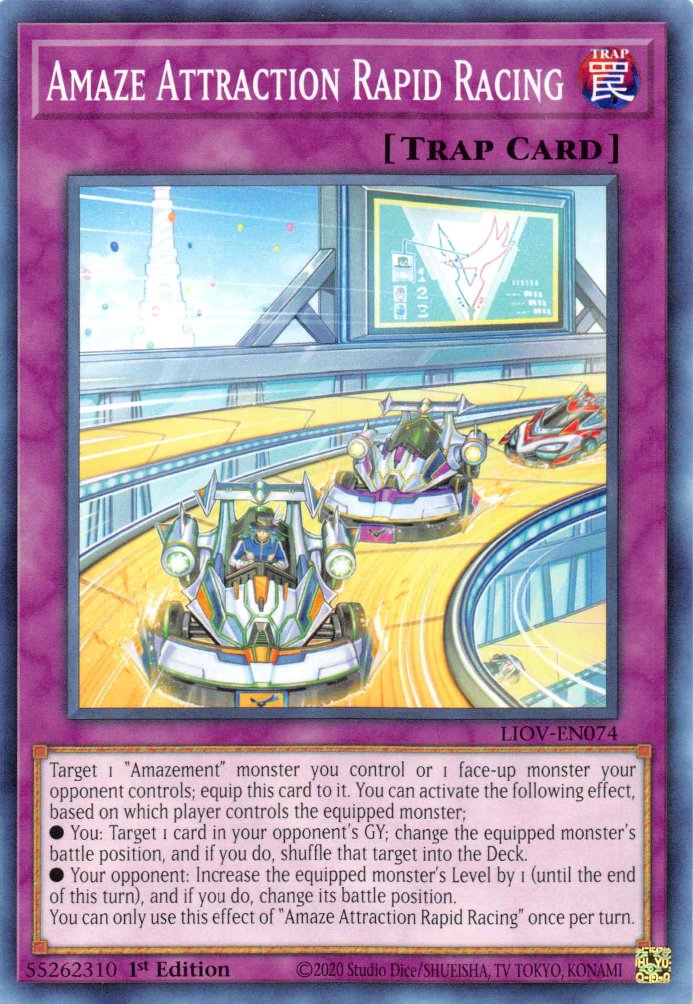 Amaze Attraction Rapid Racing [LIOV-EN074] Common | Golgari Games