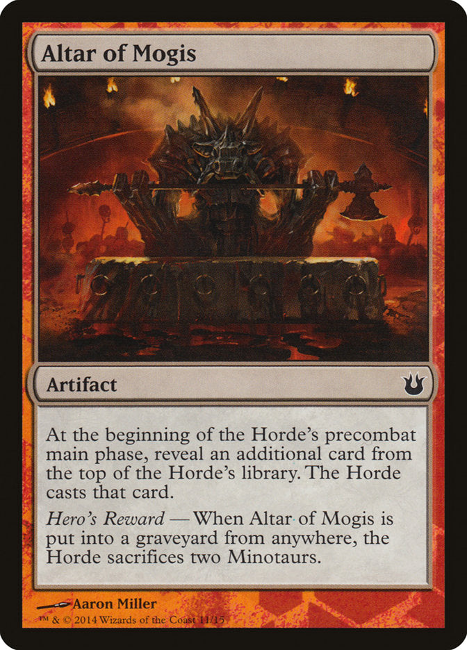 Altar of Mogis [Born of the Gods Battle the Horde] | Local Legends