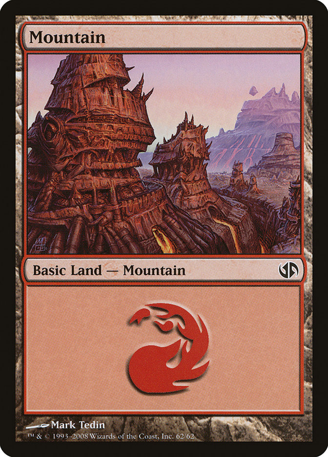 Mountain (62) [Duel Decks: Jace vs. Chandra] | Local Legends