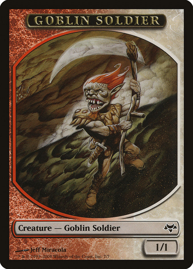 Goblin Soldier Token [Eventide Tokens] | Golgari Games