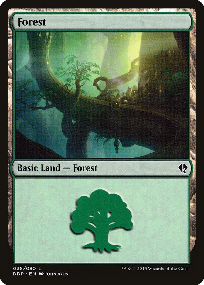 Forest (38) [Duel Decks: Zendikar vs. Eldrazi] | Local Legends