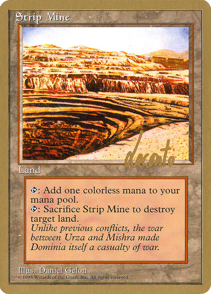 Strip Mine (Michael Loconto) [Pro Tour Collector Set] | Local Legends