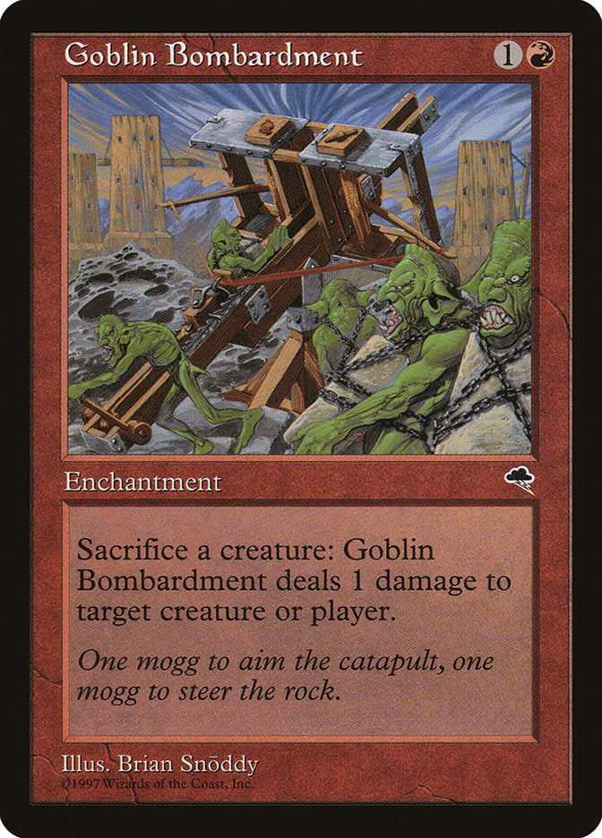 Goblin Bombardment [Tempest] | Golgari Games