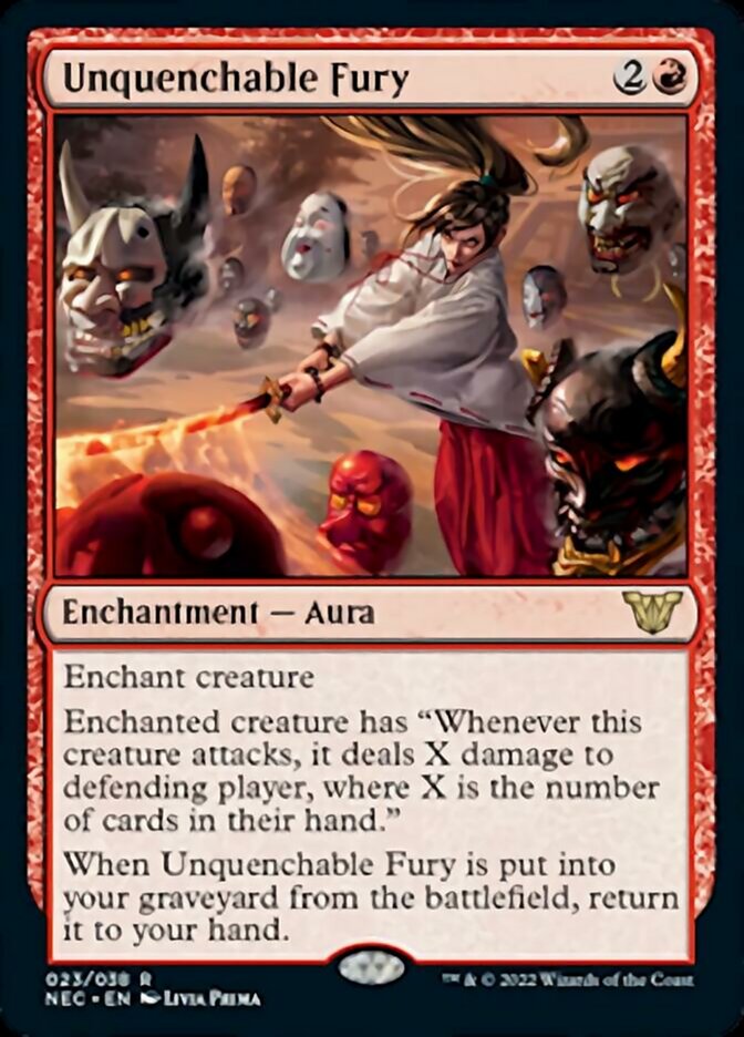 Unquenchable Fury [Kamigawa: Neon Dynasty Commander] | Local Legends