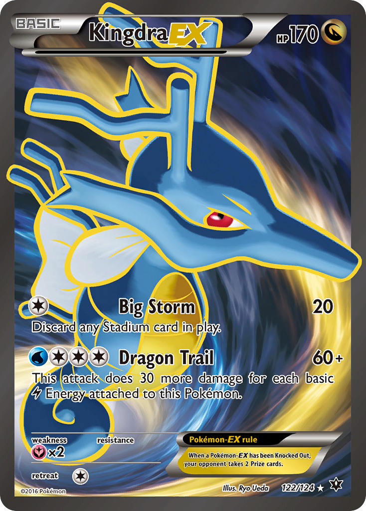 Kingdra EX (122/124) [XY: Fates Collide] | Golgari Games