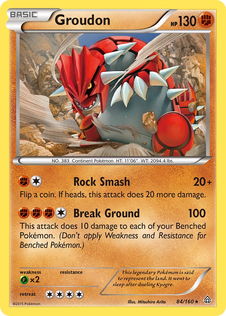 Groudon (84/160) (Theme Deck Exclusive) [XY: Primal Clash] | Golgari Games