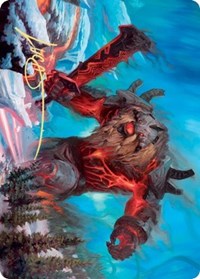 Quakebringer Art Card (Gold-Stamped Signature) [Kaldheim Art Series] | Local Legends