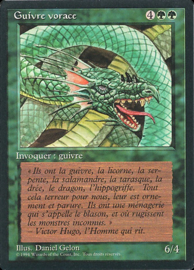 Craw Wurm [Foreign Black Border] | Golgari Games