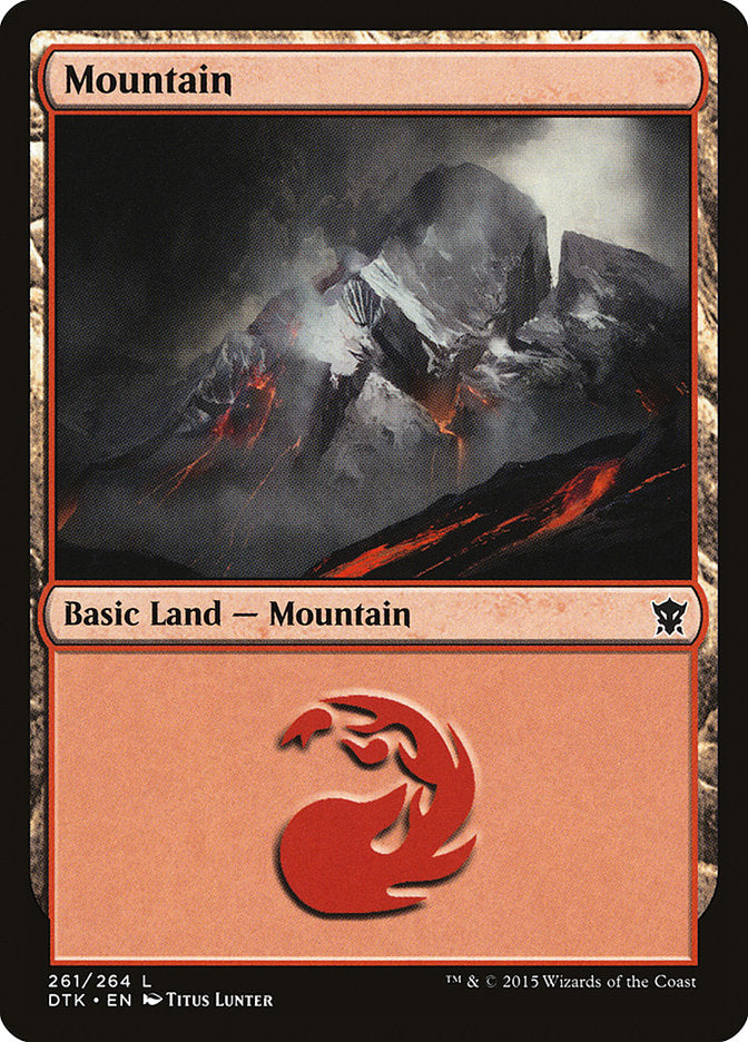 Mountain (261) [Dragons of Tarkir] | Golgari Games