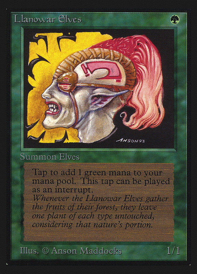 Llanowar Elves [International Collectors' Edition] | Local Legends