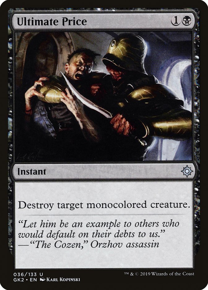 Ultimate Price [Ravnica Allegiance Guild Kit] | Local Legends