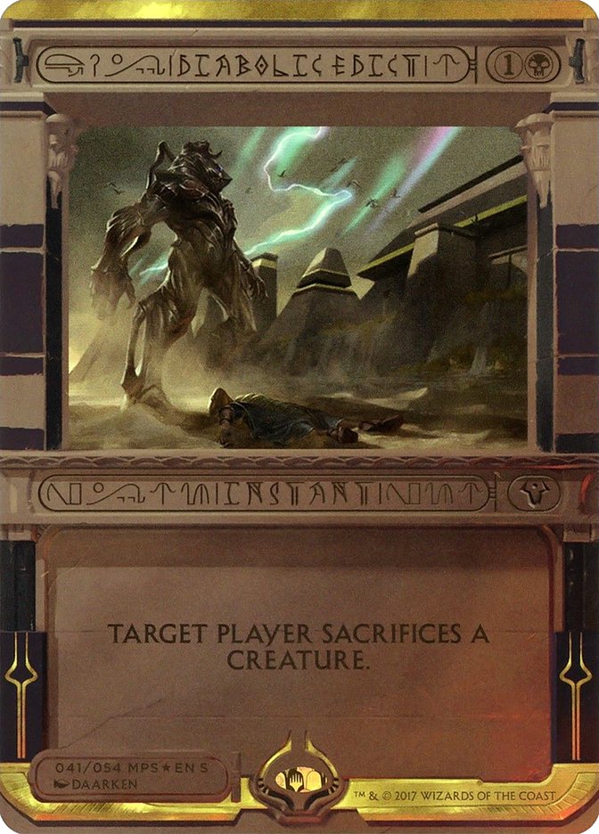 Diabolic Edict (Invocation) [Amonkhet Invocations] | Local Legends