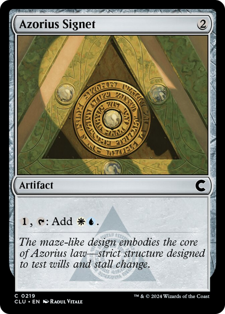 Azorius Signet [Ravnica: Clue Edition] | Local Legends