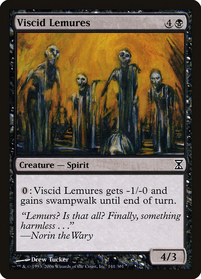 Viscid Lemures [Time Spiral] | Golgari Games