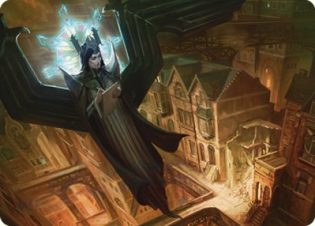 Angelic Sleuth Art Card [Streets of New Capenna Art Series] | Golgari Games