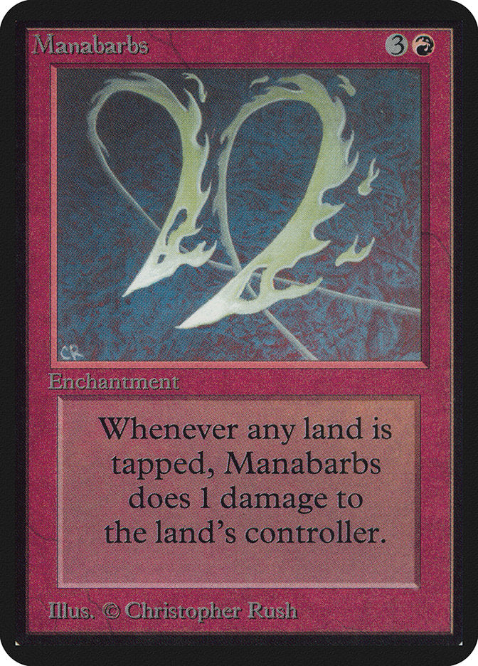 Manabarbs [Alpha Edition] | Golgari Games