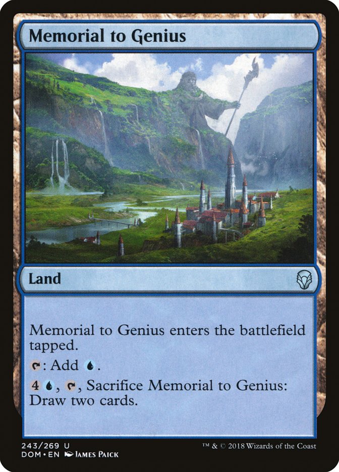 Memorial to Genius [Dominaria] | Local Legends