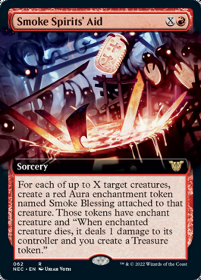 Smoke Spirits' Aid (Extended Art) [Kamigawa: Neon Dynasty Commander] | Local Legends