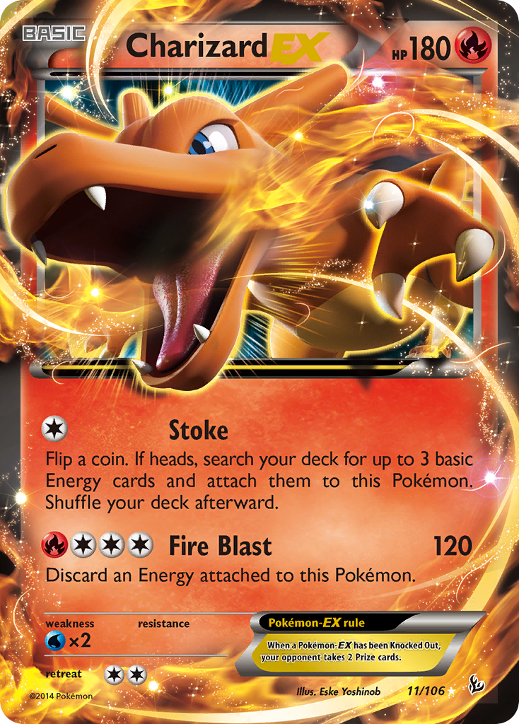 Charizard EX (11/106) [XY: Flashfire] | Golgari Games