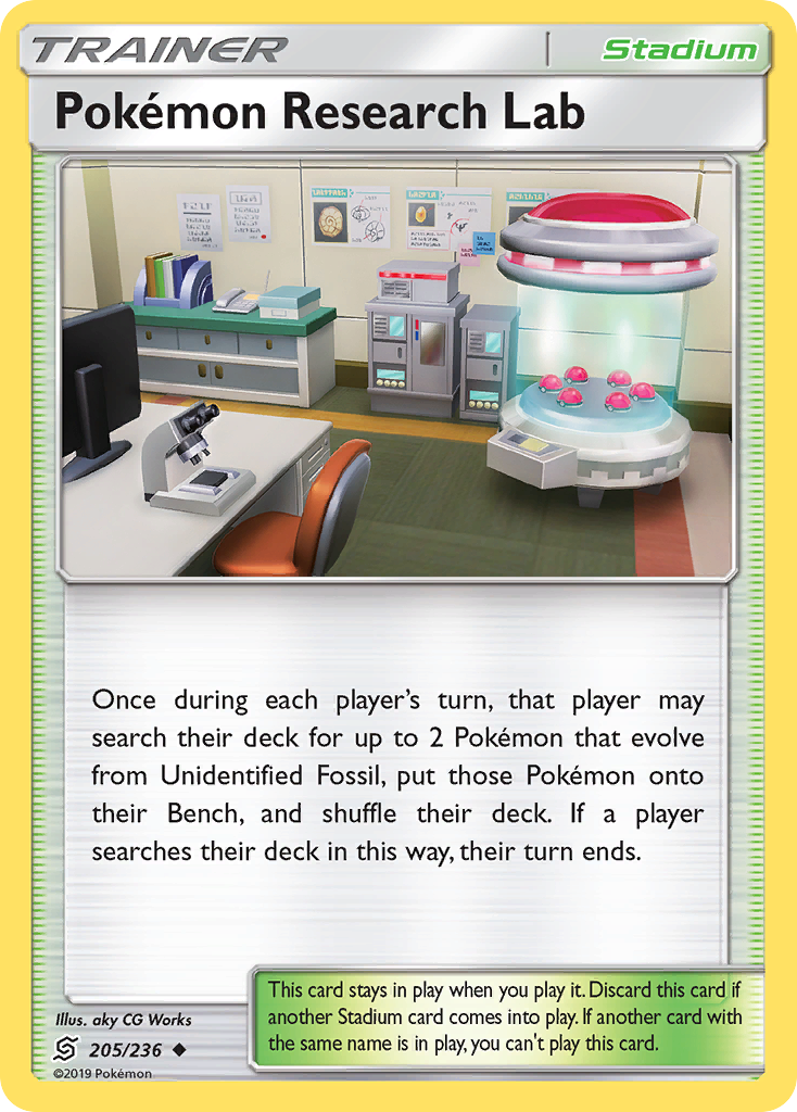 Pokemon Research Lab (205/236) [Sun & Moon: Unified Minds] | Golgari Games