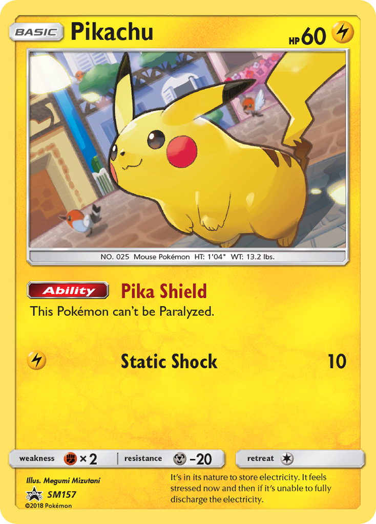 Pikachu (SM157) [Sun & Moon: Black Star Promos] | Golgari Games