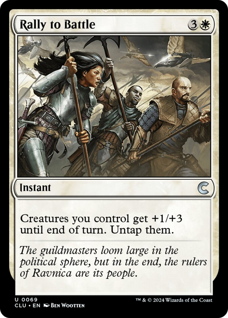 Rally to Battle [Ravnica: Clue Edition] | Local Legends