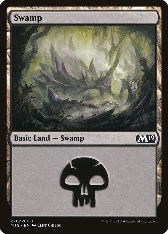 Swamp (270) [Core Set 2019] | Golgari Games