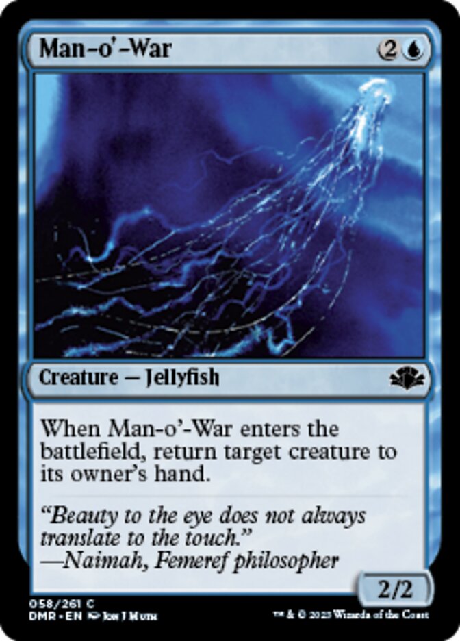 Man-o'-War [Dominaria Remastered] | Local Legends