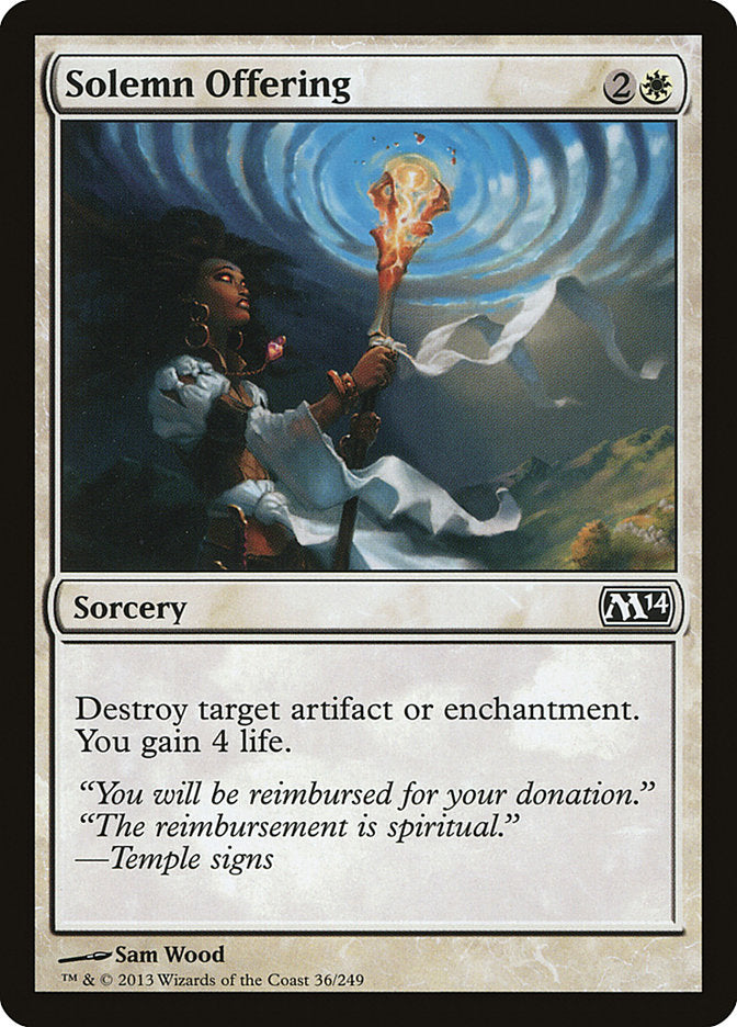 Solemn Offering [Magic 2014] | Local Legends
