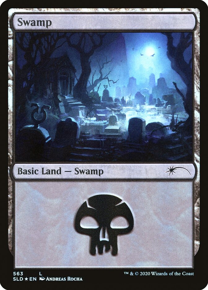 Swamp (Spooky) (563) [Secret Lair Drop Promos] | Golgari Games