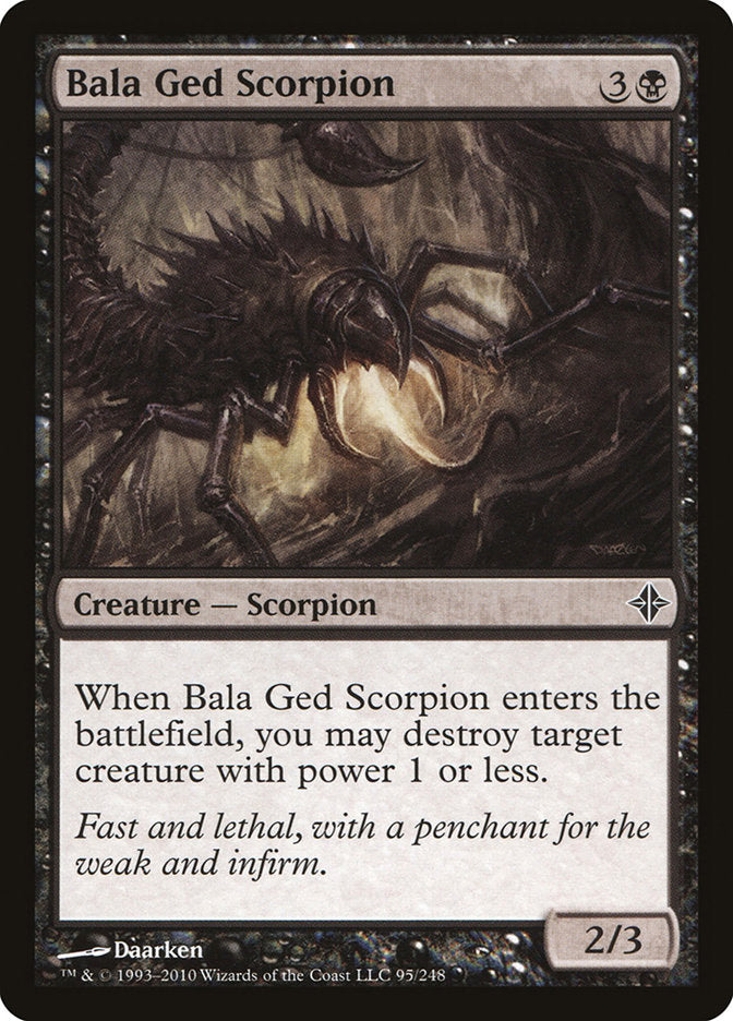 Bala Ged Scorpion [Rise of the Eldrazi] | Golgari Games