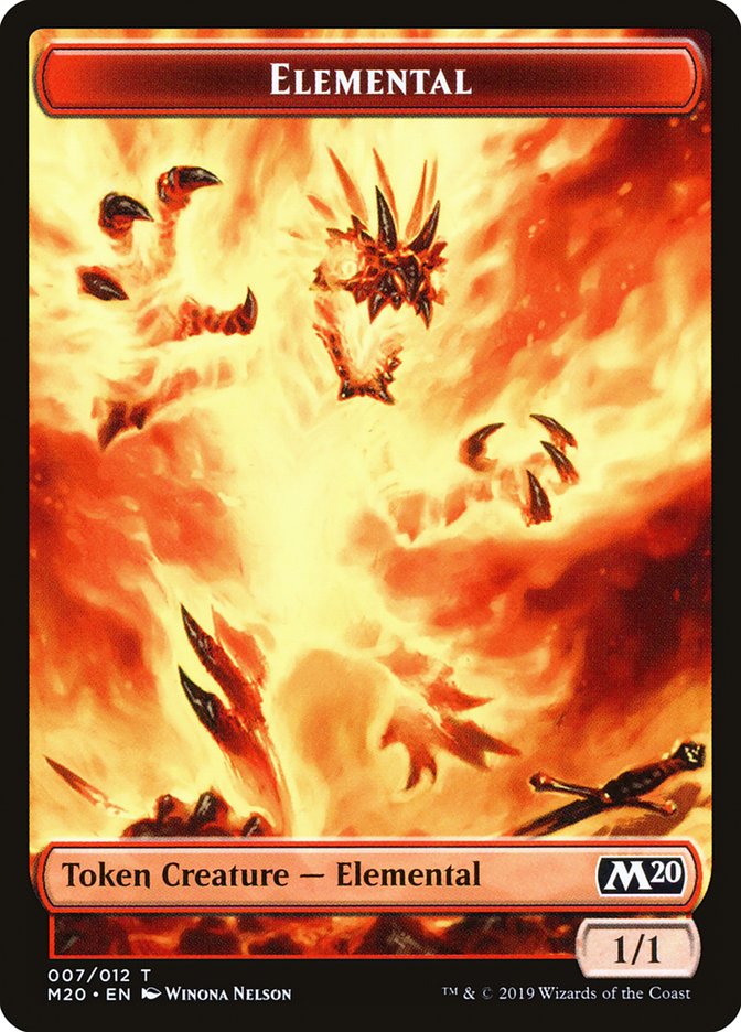 Elemental Token [Core Set 2020 Tokens] | Local Legends