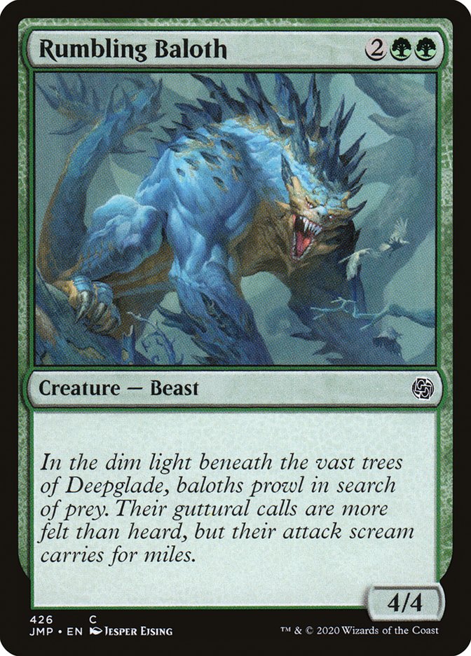 Rumbling Baloth [Jumpstart] | Local Legends
