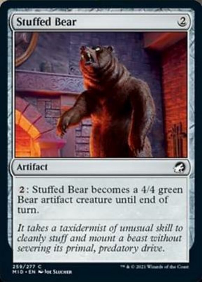 Stuffed Bear [Innistrad: Midnight Hunt] | Golgari Games