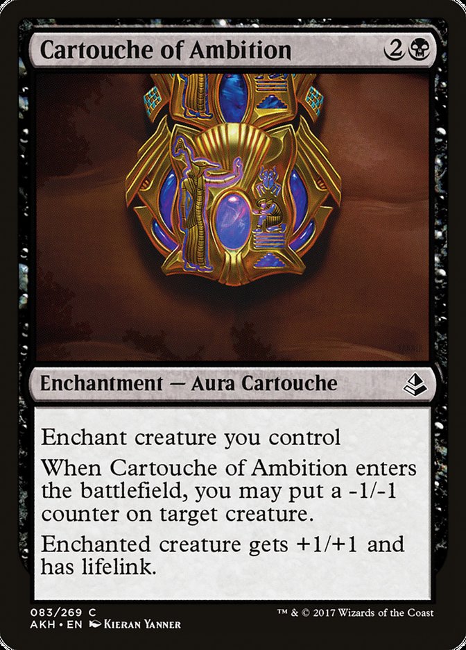 Cartouche of Ambition [Amonkhet] | Golgari Games