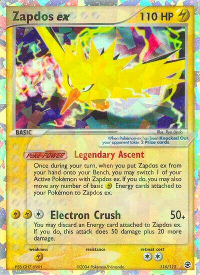 Zapdos ex (116/112) [EX: FireRed & LeafGreen] | Golgari Games