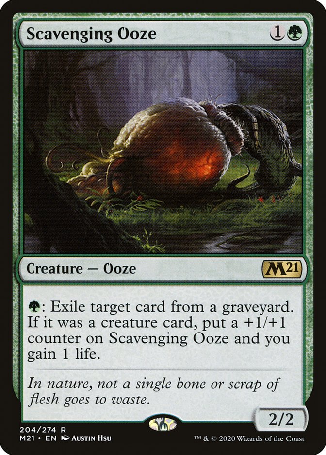 Scavenging Ooze [Core Set 2021] | Local Legends