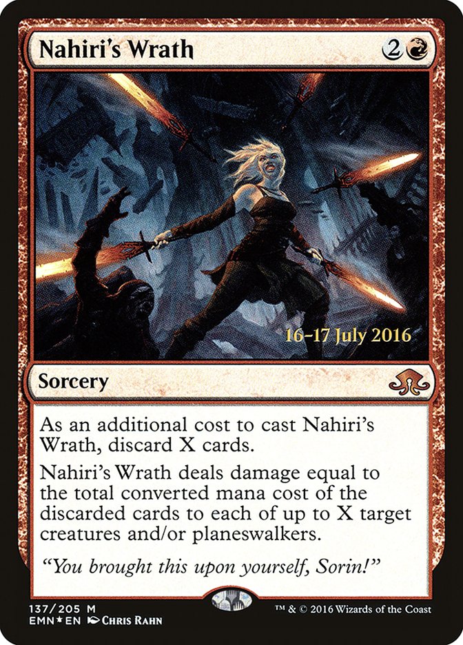 Nahiri's Wrath (Prerelease) [Eldritch Moon Promos] | Golgari Games