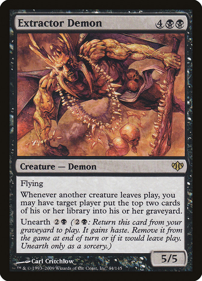 Extractor Demon [Conflux] | Golgari Games