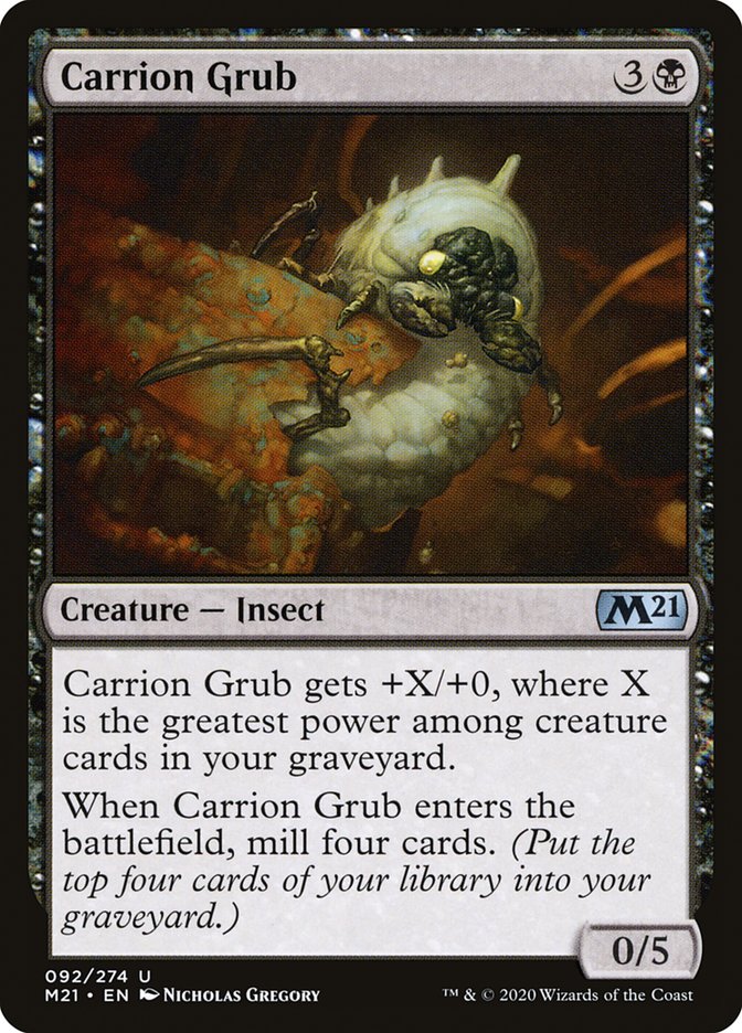 Carrion Grub [Core Set 2021] | Local Legends