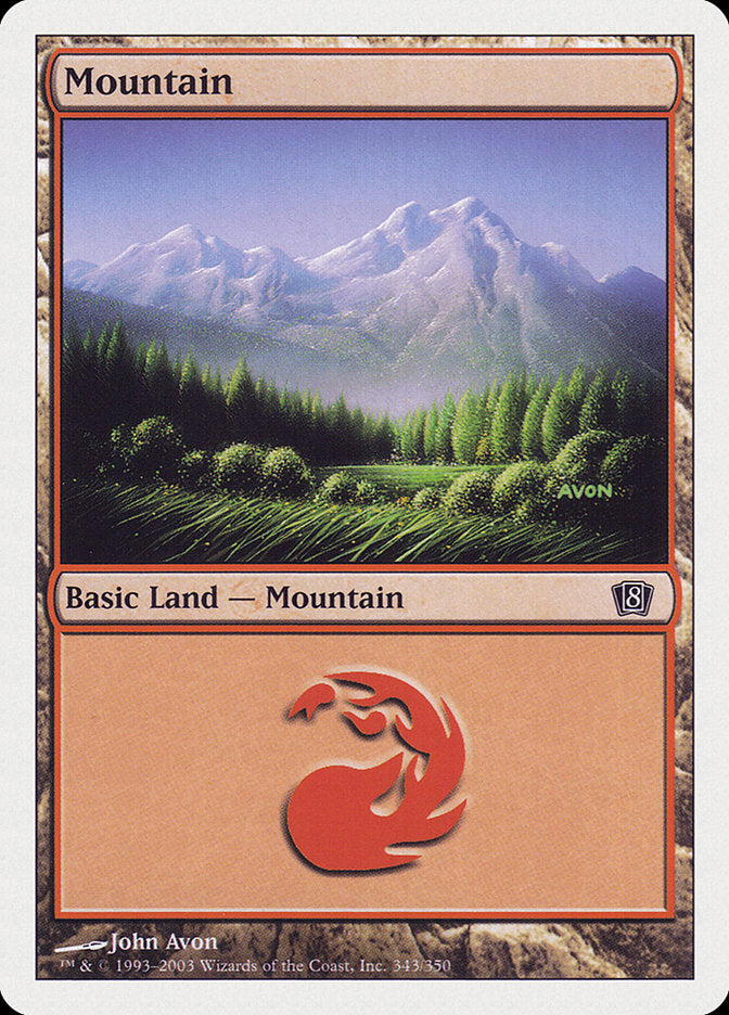 Mountain (343) [Eighth Edition] | Local Legends