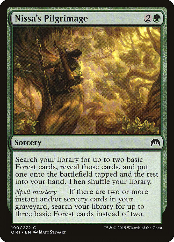 Nissa's Pilgrimage [Magic Origins] | Local Legends
