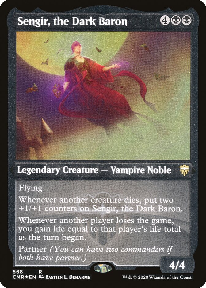 Sengir, the Dark Baron (Etched) [Commander Legends] | Local Legends