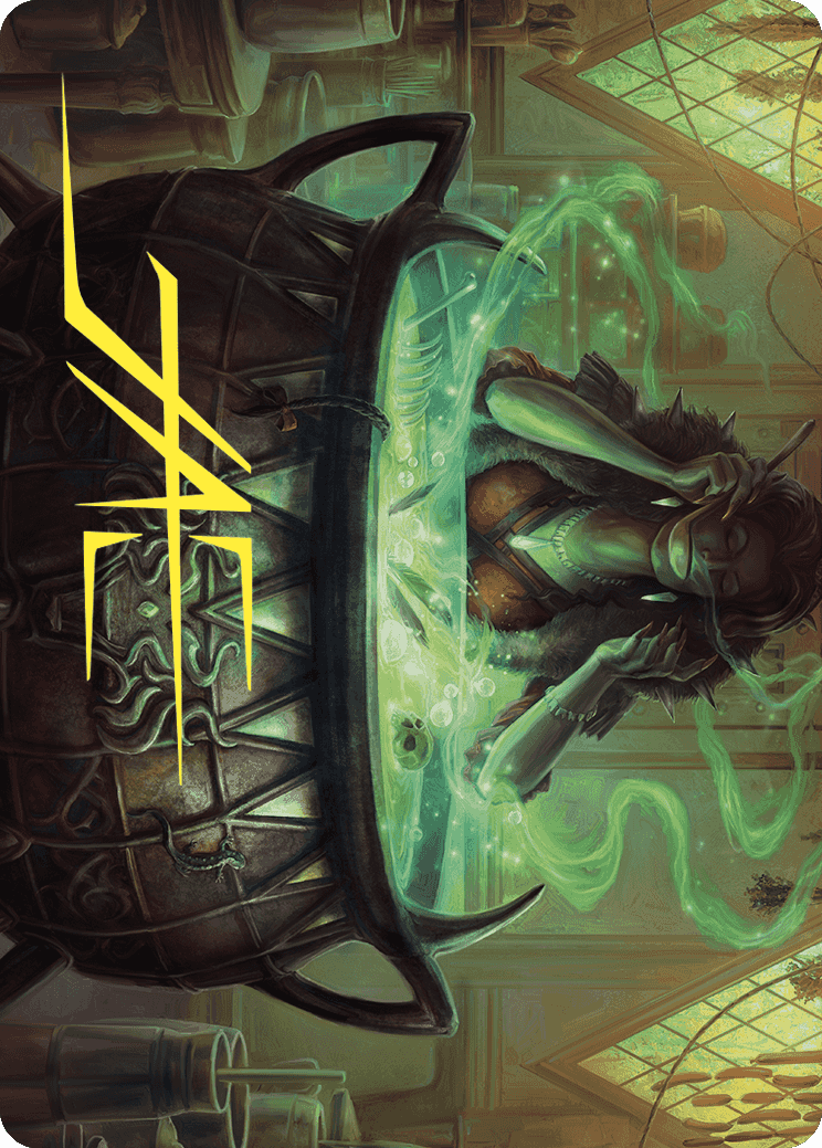 Agatha's Soul Cauldron Art Card (Gold-Stamped Signature) [Wilds of Eldraine Art Series] | Local Legends