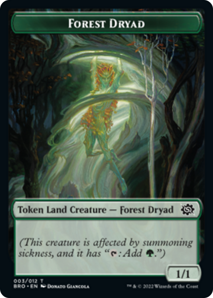 Forest Dryad Token [The Brothers' War Tokens] | Local Legends