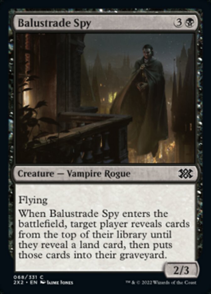 Balustrade Spy [Double Masters 2022] | Golgari Games