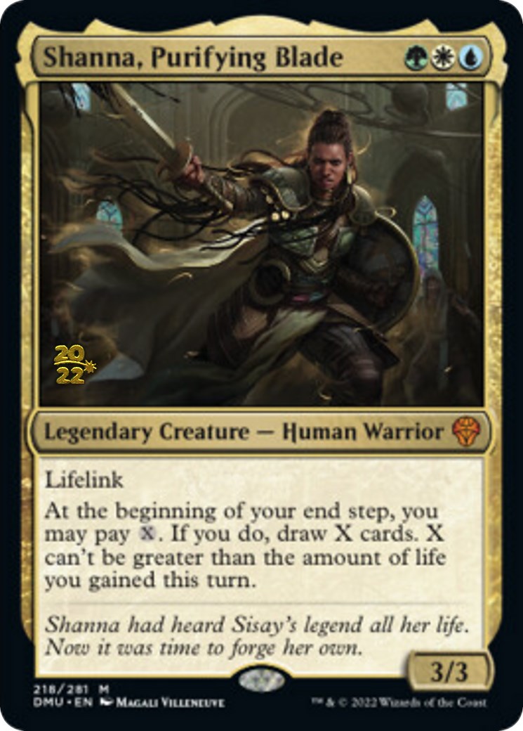 Shanna, Purifying Blade [Dominaria United Prerelease Promos] | Local Legends