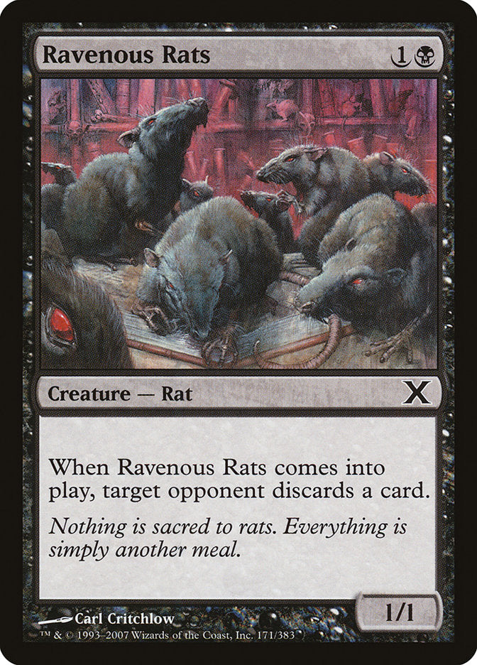 Ravenous Rats [Tenth Edition] | Golgari Games